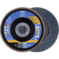 PFERD TOOLS 69398192 PFC 125 Z 40 PSF STEELOX Fächerschleifscheibe Durchmesser 125 mm Körnung (num) 40 5 St.
