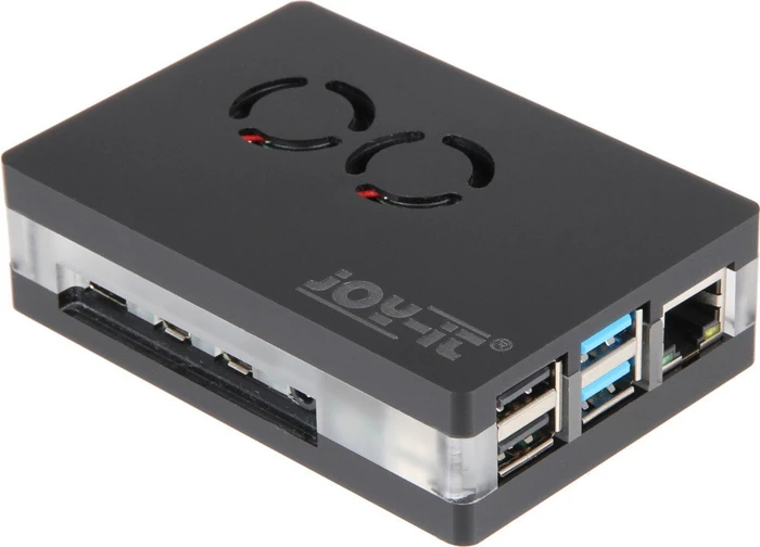 JOY-IT Case für RASPBERRY Pi 4 - Acryl Fan