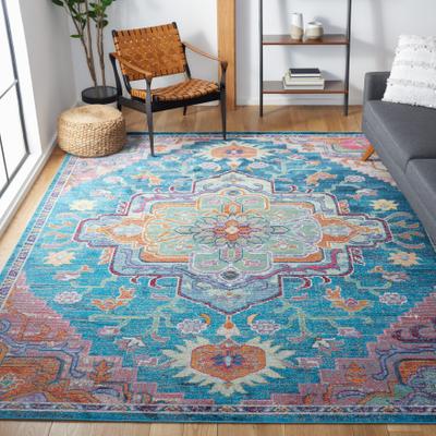 SAFAVIEH Crystal Floretta Vintage Boho Medallion Rug