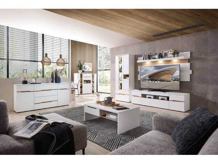Sideboard Memphis Weiß