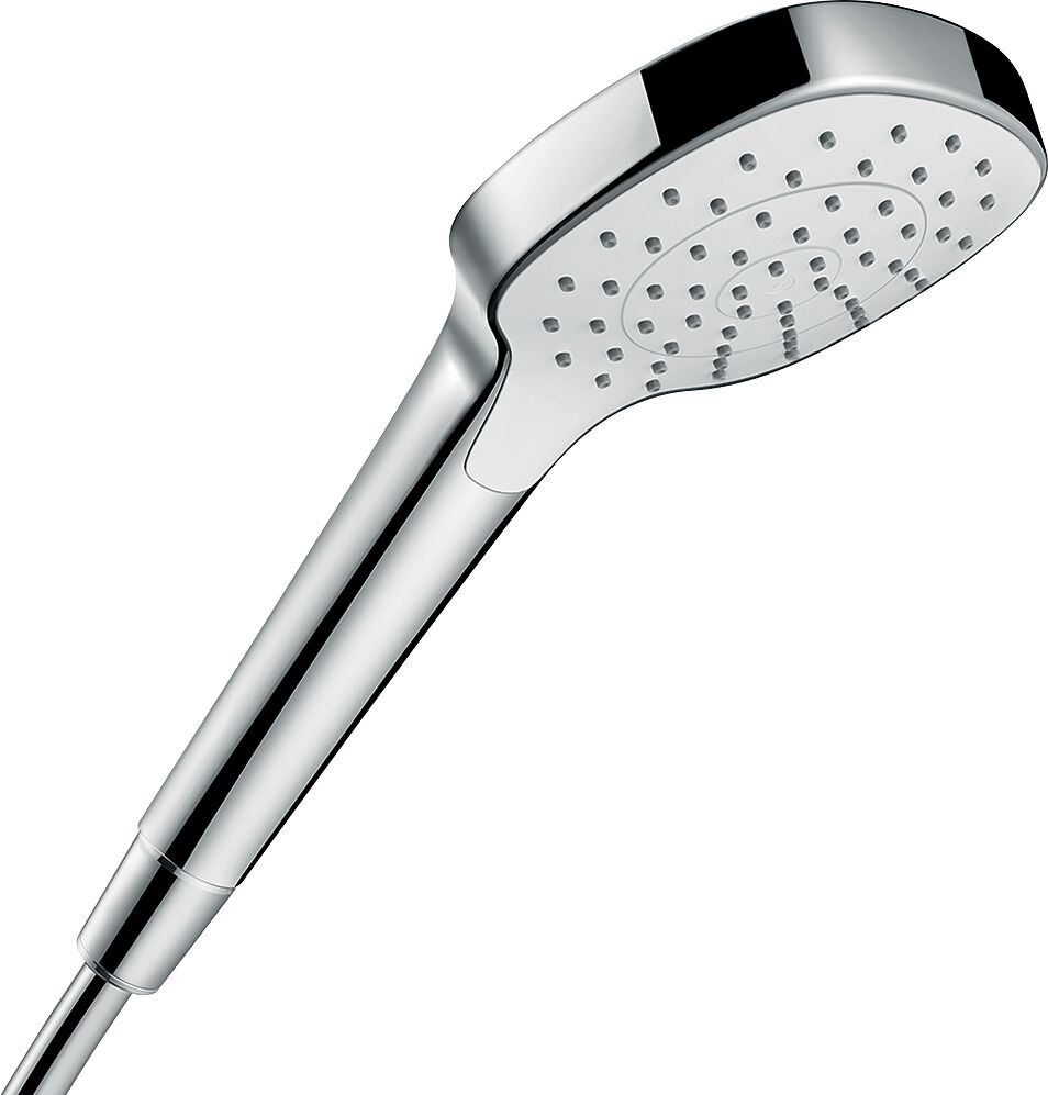 Hansgrohe Croma Select E 1jet douchette à main 26814400 chrome blanc, DN15, pomme de douche Ø110mm