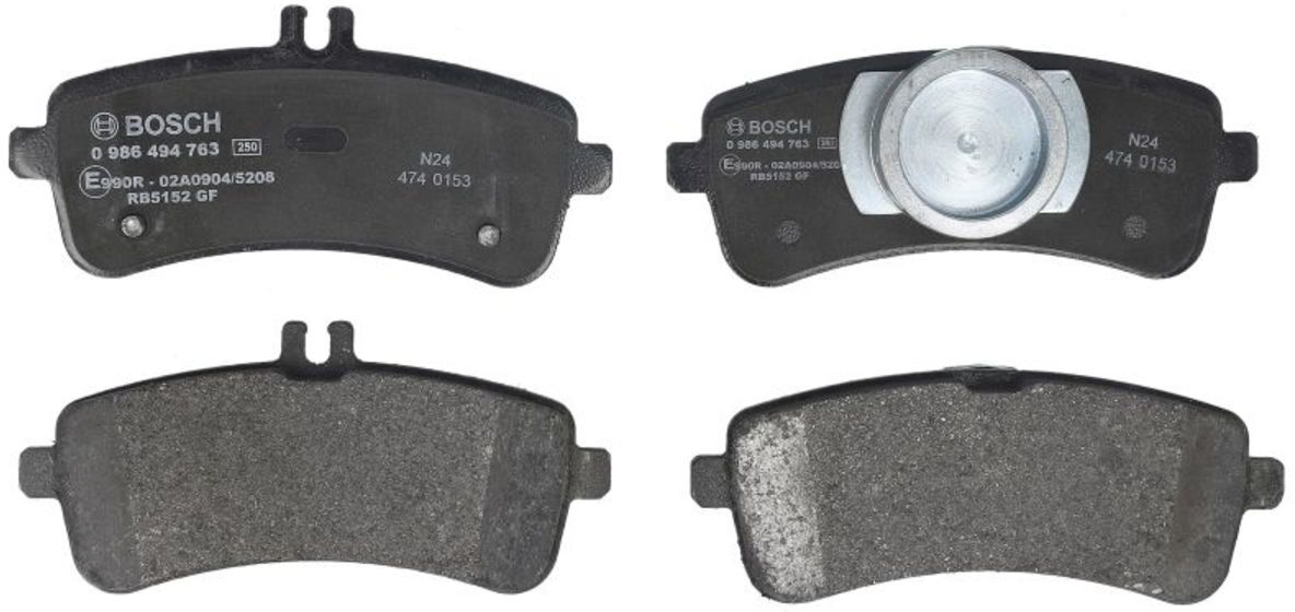 Bremsbelagsatz BOSCH 0 986 494 763, Hinten