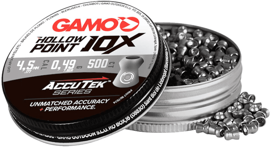 Gamo 10X Hollow Point AccuTek 4,5mm 0,49g 500st