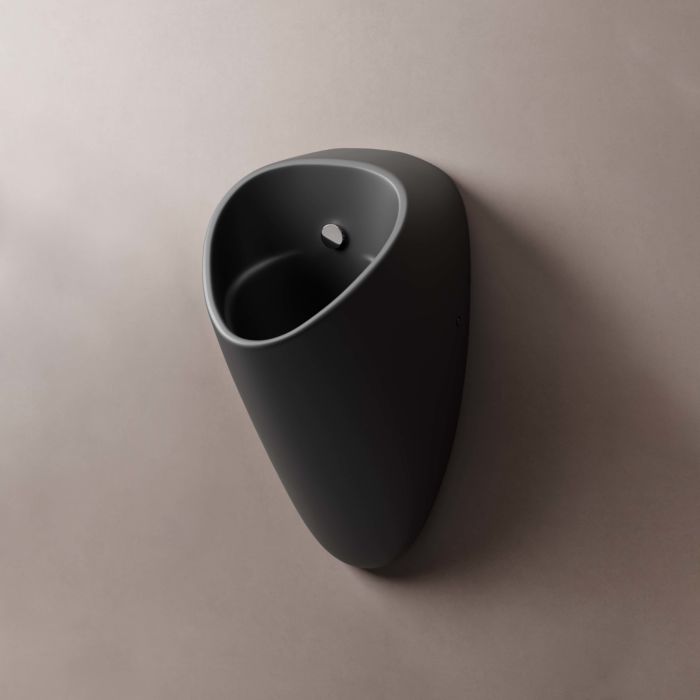 VitrA Plural Urinal 7808B083-5331 33x34,5x60,5cm, Netz 230 V, schwarz matt