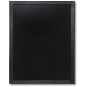 Showdown-Displays Kreidetafel Natura Classic, schwarz, Wandtafel mit schwarzem Holzrahmen, 90 x 70 cm
