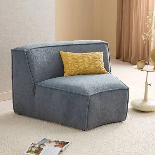 NOUS Living Newton halfronde 1-zits fauteuil