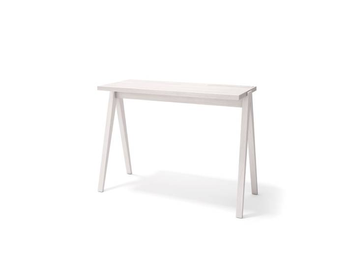 Bureau en placard blanc 75x107x49 cm