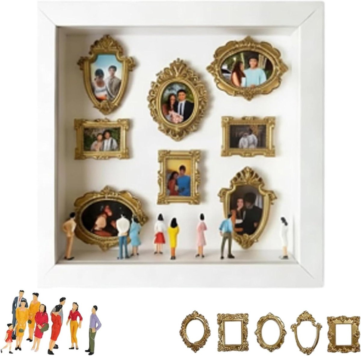 Mini Museum Box Herinneringen Display voor Decoratie 25 x 25 cm