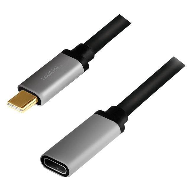 LogiLink USB C - USB C (0.50 m, USB 3.2 Gen 2, 4 W) (CUA0105)