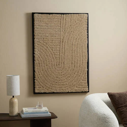 Studio LIVIT wanddecoratie Ruccia zand 70 x 100 cm