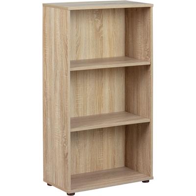 Bücherregal INTER LINK, braun (sonoma eiche nachbildung), B:60cm H:110cm T:30cm, Holzwerkstoff, Regale, Bücherregal
