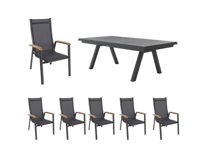 Interliving/MWH 7011/Reno Gartenmöbel-Set 7tlg.