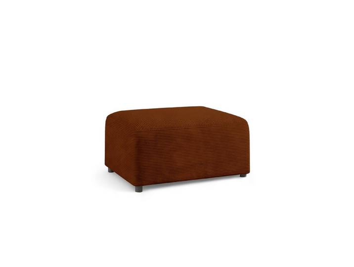 Fun Möbel Polsterhocker Designerhocker FUN AROA in Cordstoff Poso, Rundumbezug
