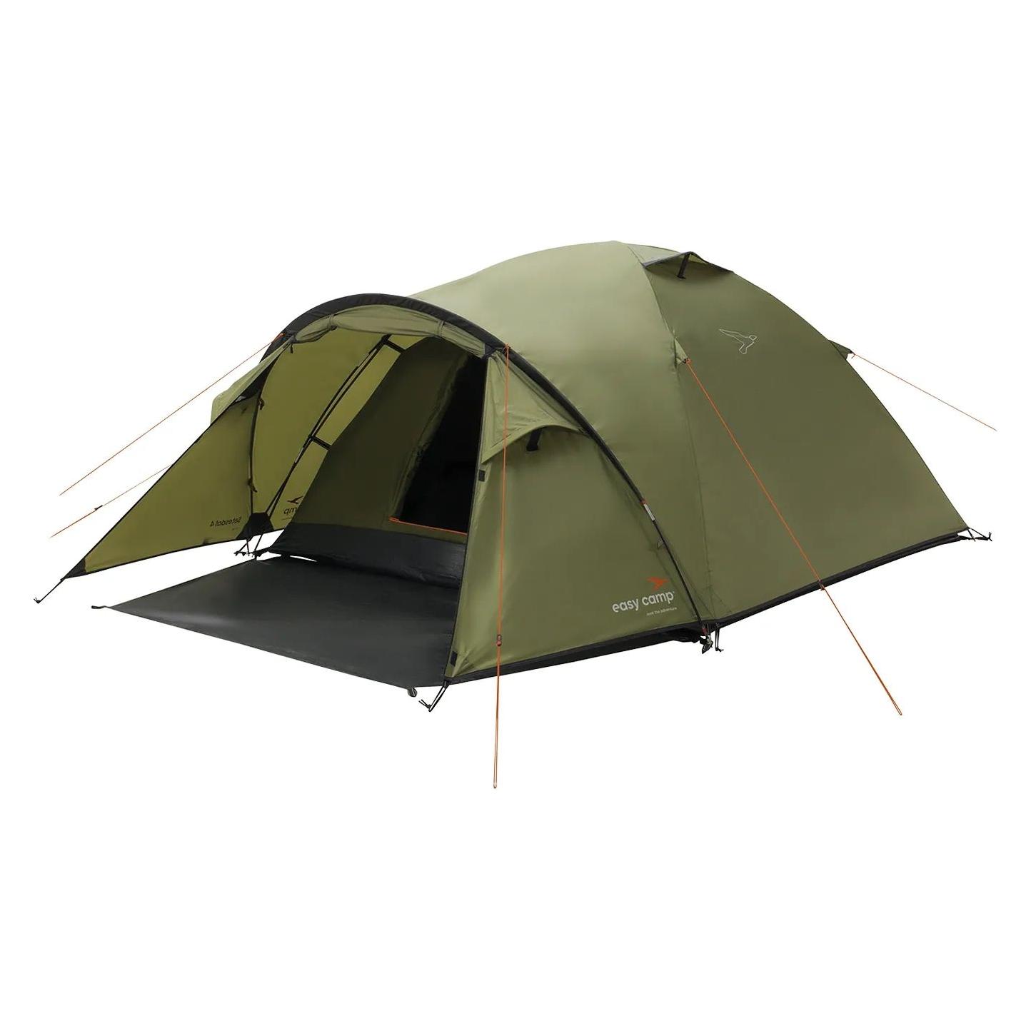 Easy Camp Kuppelzelt Setesdal 4 (olivgr?n, mit Tunnel-Vorbau, Modell 2025) (Kuppelzelt, 4.60 kg, 4 Personen) (120478)