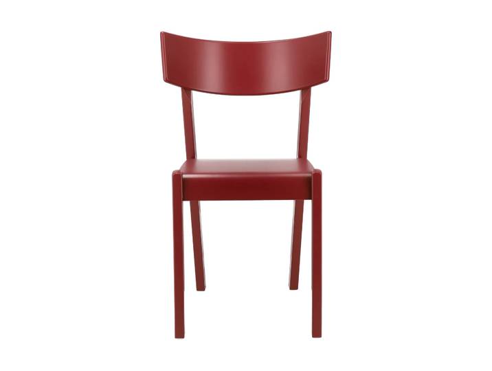 Gärsnäs Chaise Tati Siège plaqué hêtre - teinté rouge