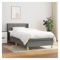 vidaXL, Boxspringbett, Mavonas (Block mit Quadraten) (100 x 200 cm)