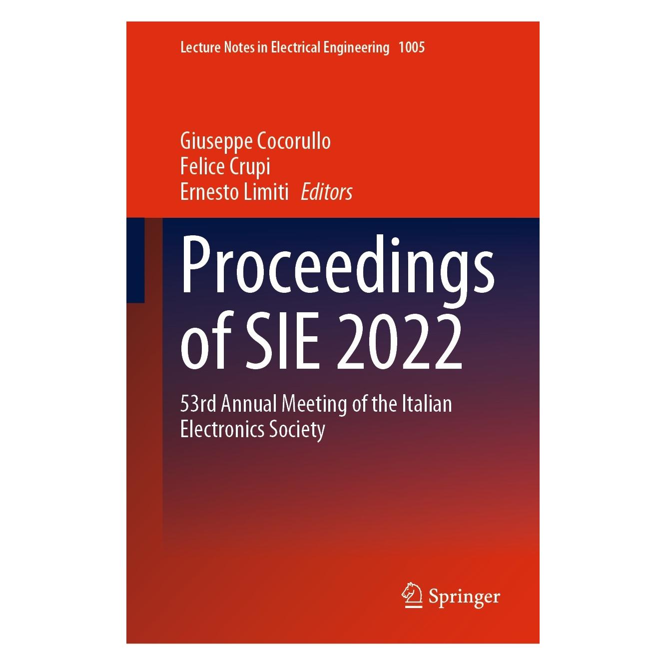 Springer Proceedings of SIE 2022 (Englisch, Hardcover, Ernesto Limiti, Felice Crupi, Giuseppe Cocorullo) (9783031260650)