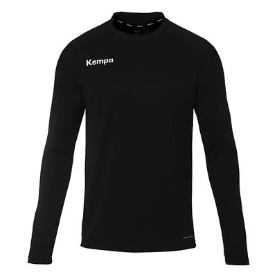 Langarmshirt KEMPA "Langarmshirt Performance", Herren, Gr. L, schwarz, Obermaterial: 100% Polyester Pol. recyc.., Shirts Langarmshirt