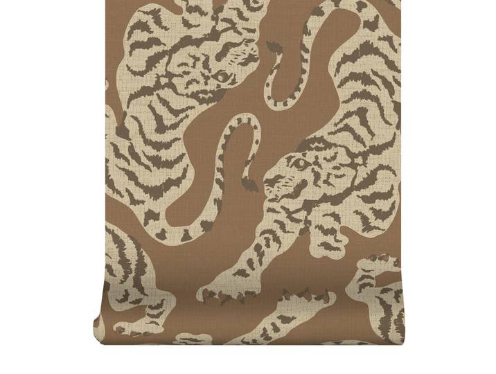 Superfresco Easy Vliestapete - Der urbane tiger 1000x53cm, Braun, Papier, Kunststoff, Baum/Pflanze/Natur, Rechteckig, 53x1000 cm, Tapeten & Wandverkleidungen, Vliestapeten