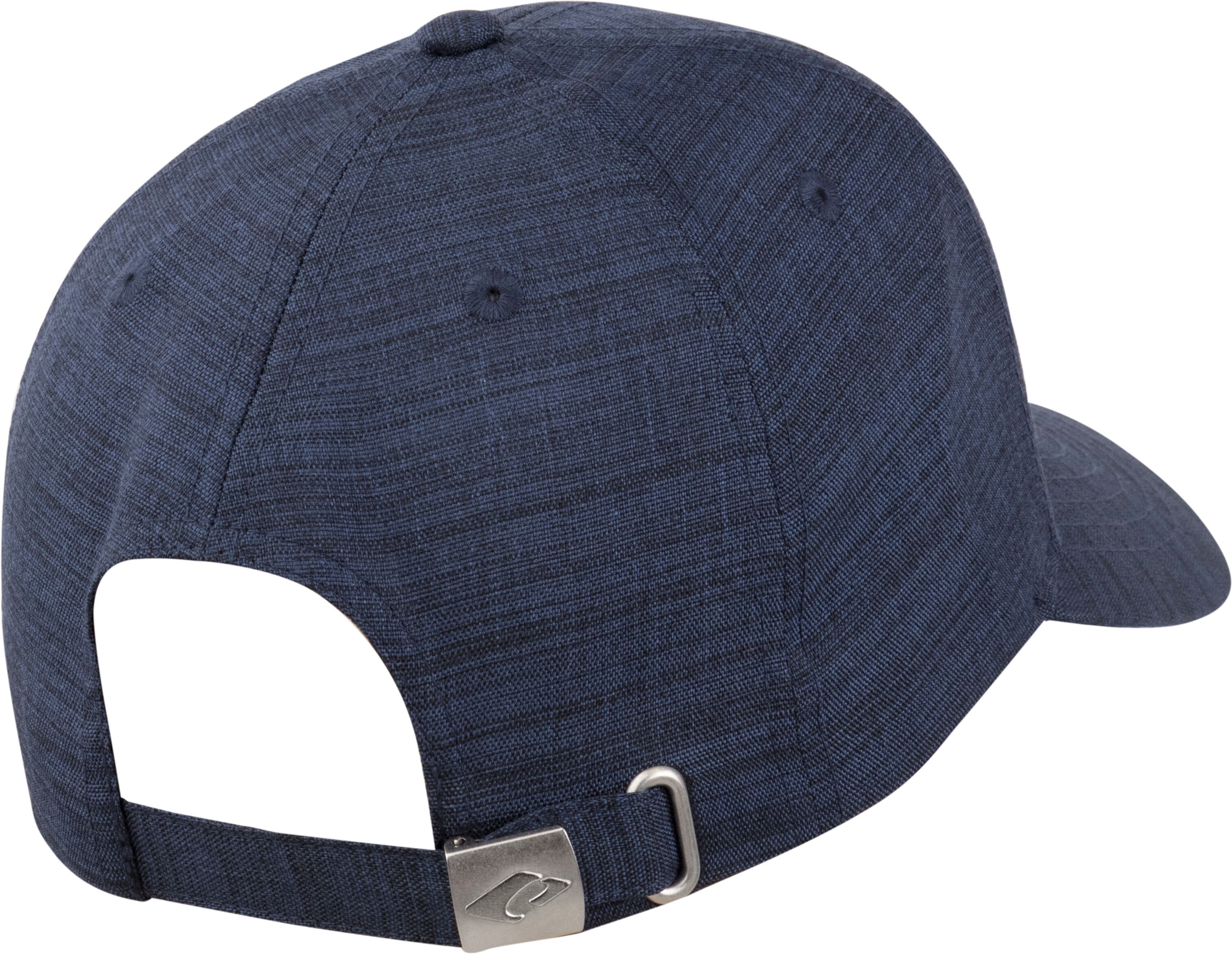 Baseball Cap CHILLOUTS "Sotschi Hat", blau (navy), Kunstfaser, gestreift, Caps Baseball Cap, leichtes Streifenmuster, Grösse anpassbar mit Klemmverschluss navy Einheitsgröße