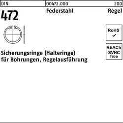 Sicherungsring DIN 472 31x 1,2 Federstahl Regelausf. 200 Stück