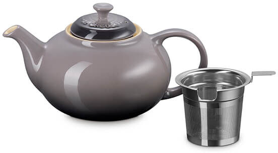 Le Creuset Flint Stoneware Classic Teapot with Infuser