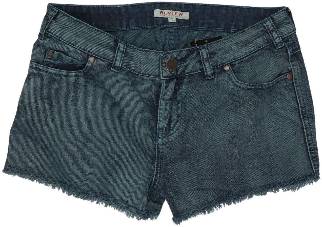 Review Damen Shorts, Blau, Gr. M, Baumwolle - Second Hand