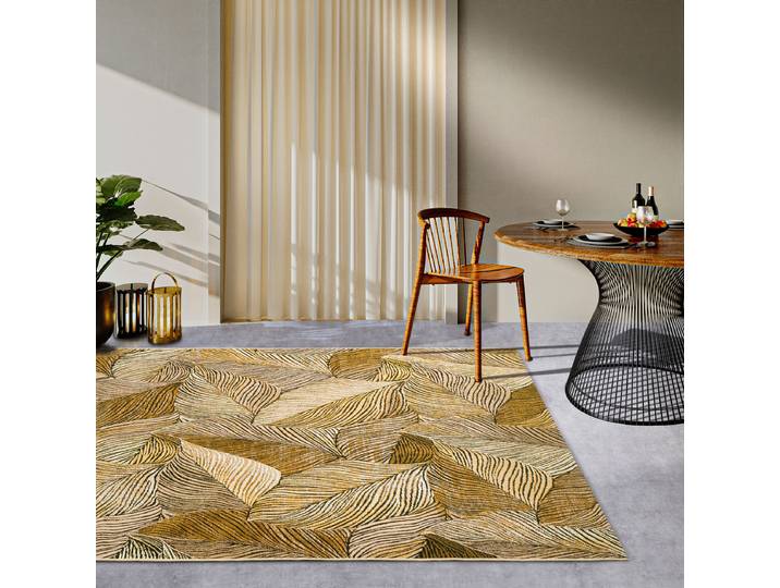 In- & Outdoor Teppich Eugene Gold Polyester / BCF 200 x 285cm