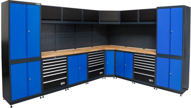 BGS Système d'armoire murale, atelier, bois, 8 modules ; BGS technic (80160)