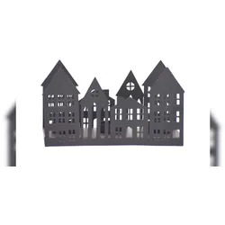 MARKSLÖJD York Tischdekoration 3L Schwarz Bat.