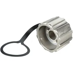 SCHUTZ KM - Schutzkappe, Bajonettanschl., metallisiert