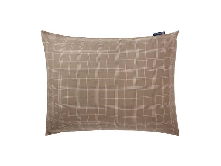 Lexington Taie d’oreiller Checked Pinpoint Oxford 50x60 cm Brown