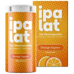 Ipalat Die Vitaminpastille Orange-ingwer 40 St