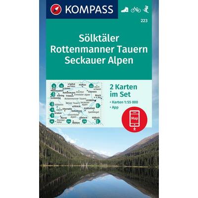 KOMPASS Wanderkarten-Set 223 Sölktäler, Rottenmanner Tauern,, Sonstige von , Kompass-Karten, 978-3-99121-439-7