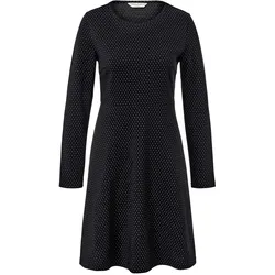 Tchibo - Glitzerndes Jacquard-Kleid - Damen - Gr. M - silber/jacquard