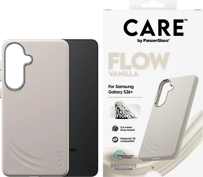 PanzerGlass CARE Hülle Samsung Galaxy S26+ Flow Qi Vannila