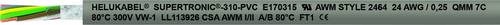 HELU 49900-1000 Schleppkettenleitung S-TRONIC 310-PVC 7 x 0.25mm² Grau 1000m