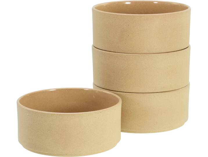 Schale CREATABLE Futuro , beige (sand), H:6cm Ø:14cm, Steinzeug, Schüsseln, Schale, Müslischale, Salatschale, Snackschale, Dipschale, Ø 14 cm