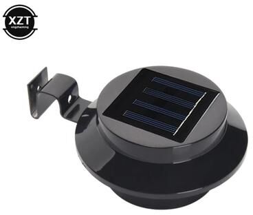 Inspired Finds Solar LED 3 Light Spot Garden And Landscape Fence Light For Outdoor Decor black Warm Light
