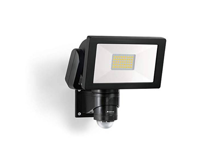 STEINEL Projecteur LED extérieur LS 300 S noir détecteur de mouvement 240°\, 4000 K\, 29\,5 W\, IP44\, pour jardin et garage