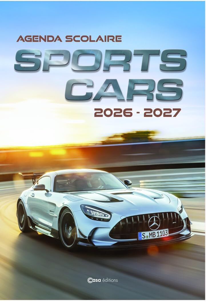 Agenda scolaire Sports Cars 2026-2027 - Preis vom 11.10.2026 15:43:13 h