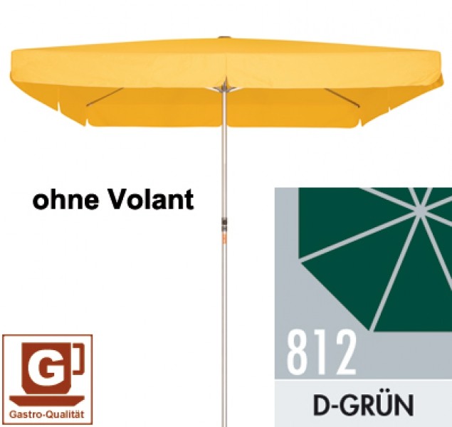 Großschirm / Sonnenschirm Doppler Alu Expert 350x350cm dunkelgrün