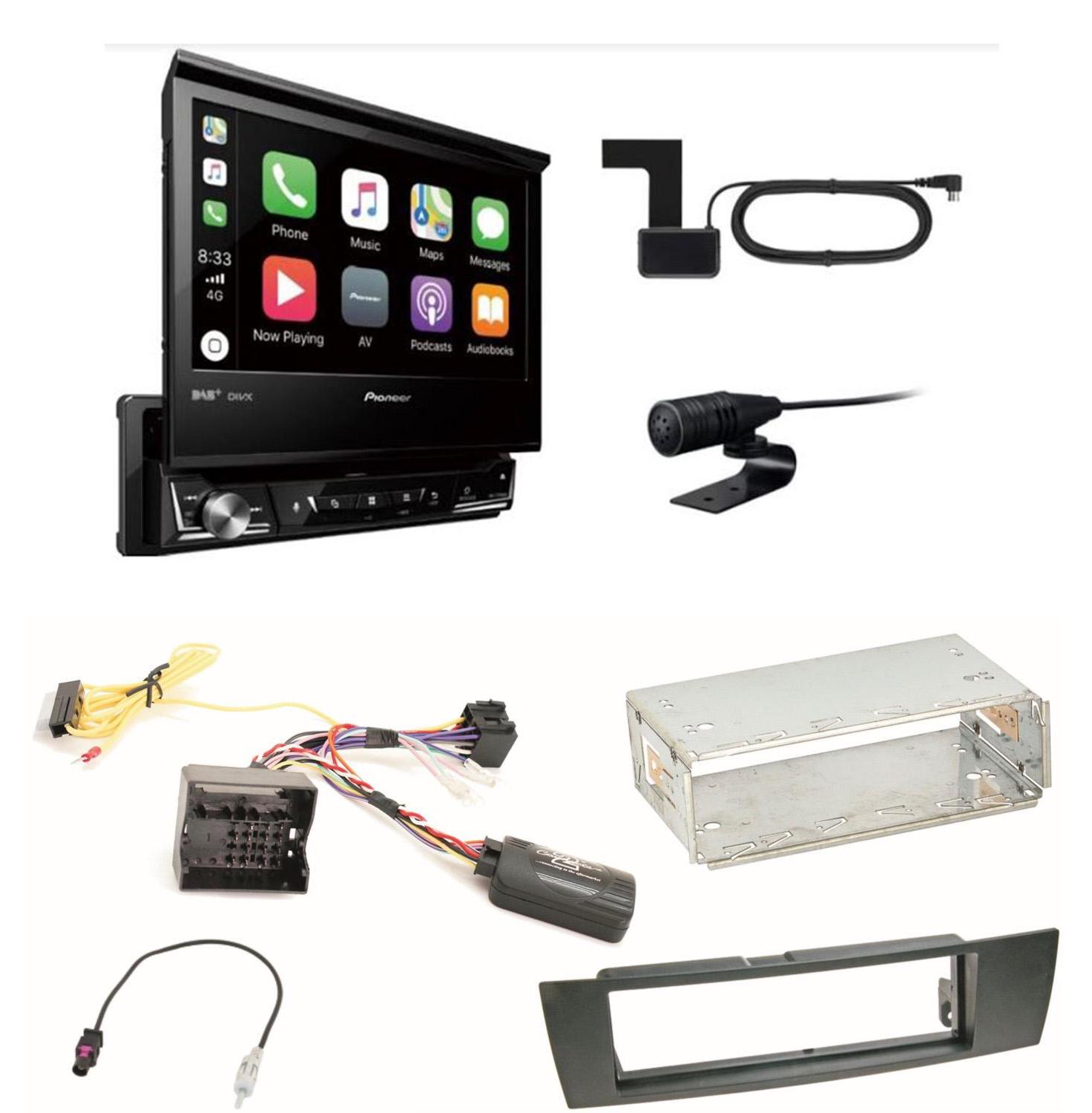 Pioneer AVH-Z7200DAB Autoradio Digitalradio CD Einbauset für BMW E90 E91 E92 E93