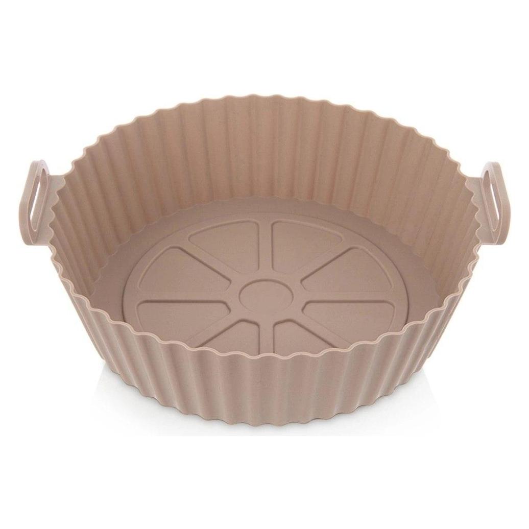 Brunbeste Einsatz für die fettfreie Heissluftfritteuse "Air Fryer", aus Silikon, beige, 23 cm (65526702)