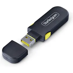 StarTech USB-A Port Blocker Key Latching USB-A Dust Cover Plugs, Notebook Security, Schwarz