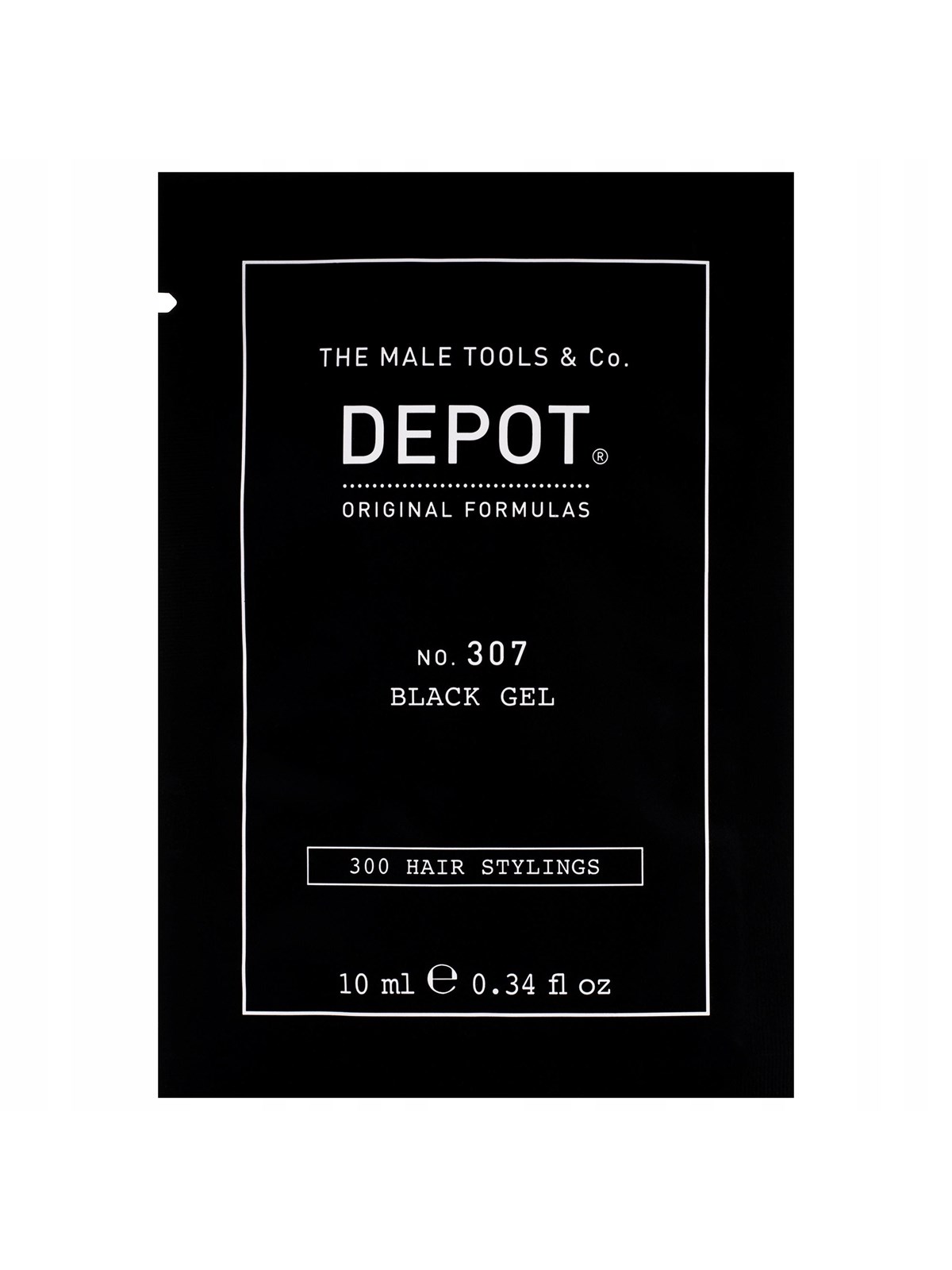Depot - Black Botanical Complex Hair Styling Gel Medium Hold 10 ml