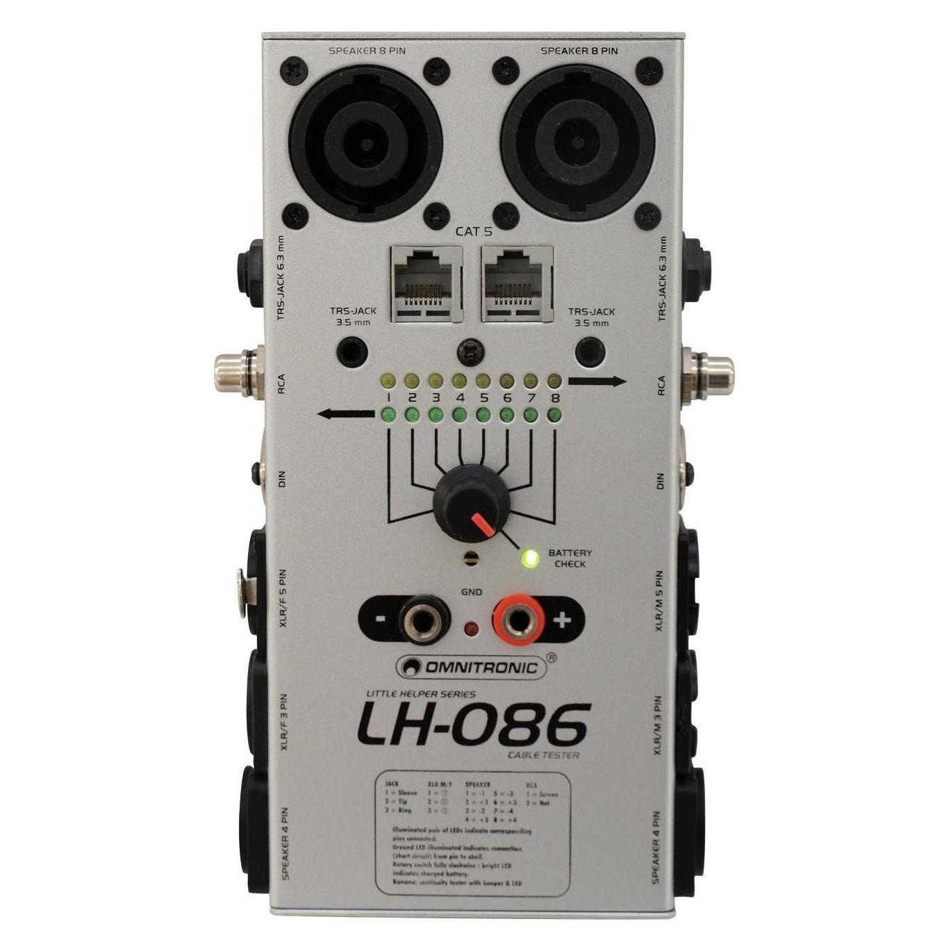 Omnitronic LH-086 Kabeltester (10355086)