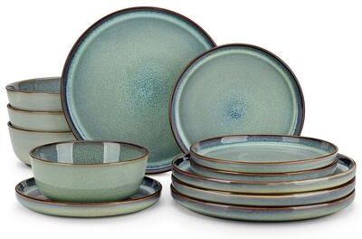 vancasso SATA 16/18/24 Piece Stoneware Dinnerware Set Service for 4/6