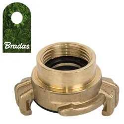 Geka-System Schnellkupplung Innengewinde Klauenkupplung 1" Messing BRADAS BR-GK113