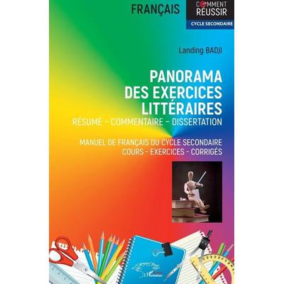 Panorama des exercices littéraires, Taschenbuch von Landing Badji, Harmattan, 978-2-14-033634-8